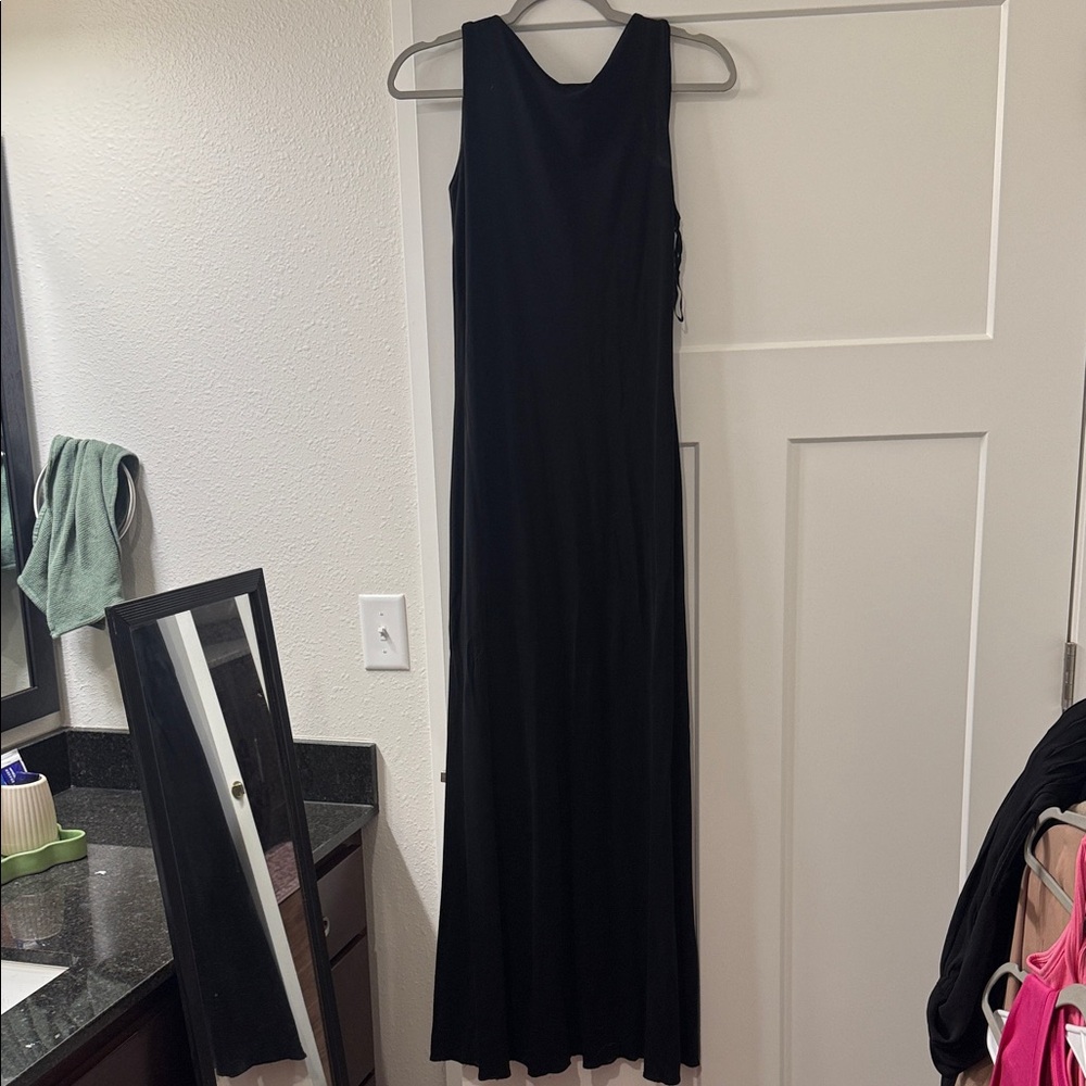 Classic Black Maxi Dress - Sleek Evening Dress